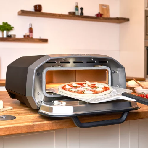 אוני וולט 12 תנור פיצה חשמלי Ooni Volt 12 Electric Pizza Oven עם פיצה נכנסת קוק פרו