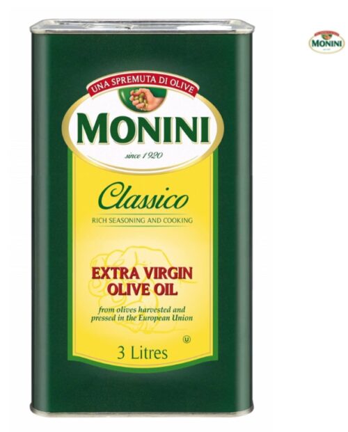 שמן זית כתית מעולה מוניני קלאסיקו 3 ליטר extra virgin olive oil